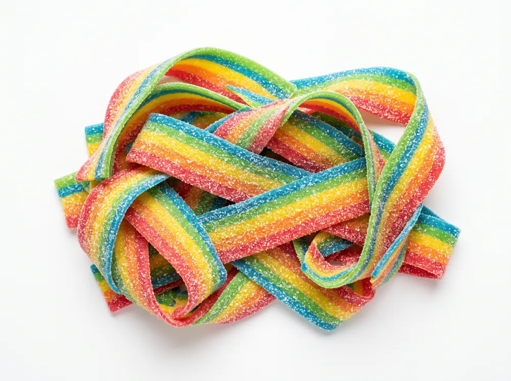 Extreme Sour Belts, Rainbow — wholesale case