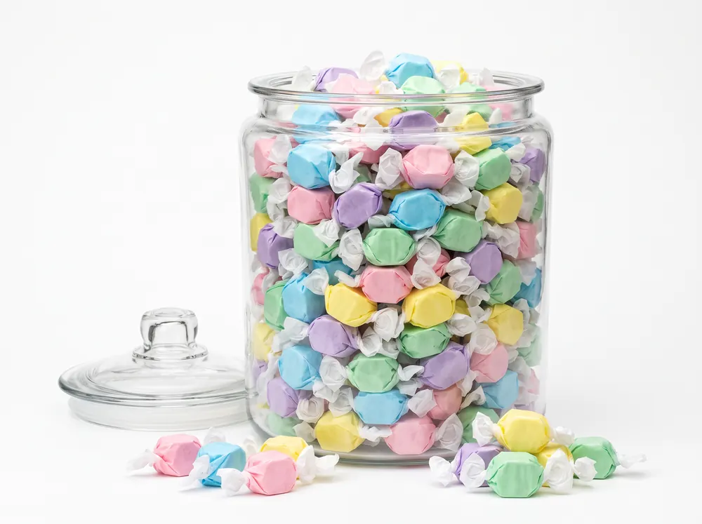 Counter Jar, Wrapped Taffy — wholesale case