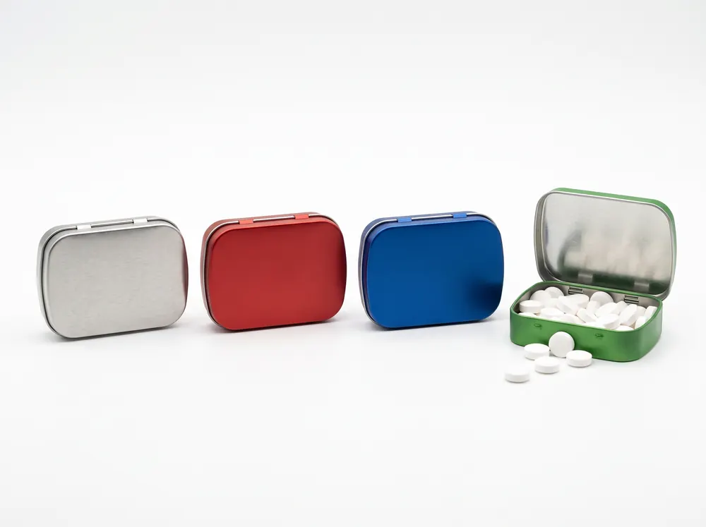 Pressed Mint Tins, Four-Flavour — wholesale case